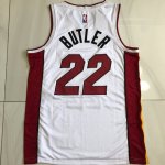 Maillot de Basket #22 Butler Miami Heat authentique Blanc